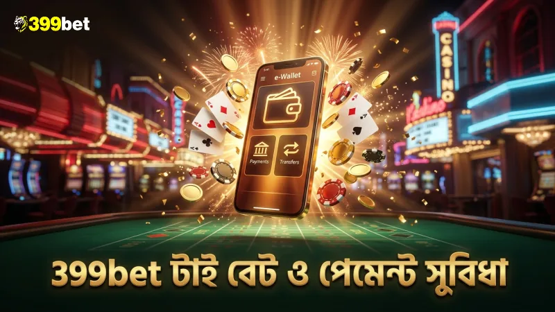 399bet-এ টাই বেটের ওডস এবং স্থানীয় পেমেন্ট সুবিধা