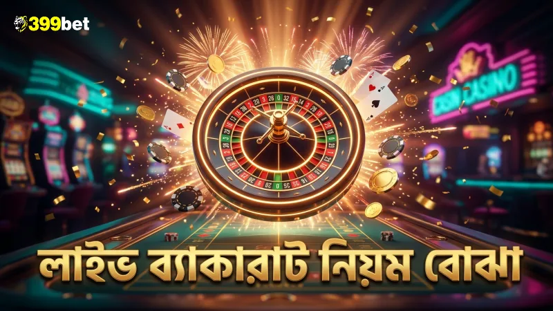 লাইভ ব্যাকারাটের নিয়ম ও টেবিলের বিন্যাস বোঝা গুরুত্বপূর্ণ।