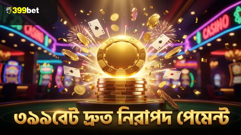 দ্রুত ও নিরাপদ পেমেন্ট প্রক্রিয়া ৩৯৯বেটে নিশ্চিত করা হয়
