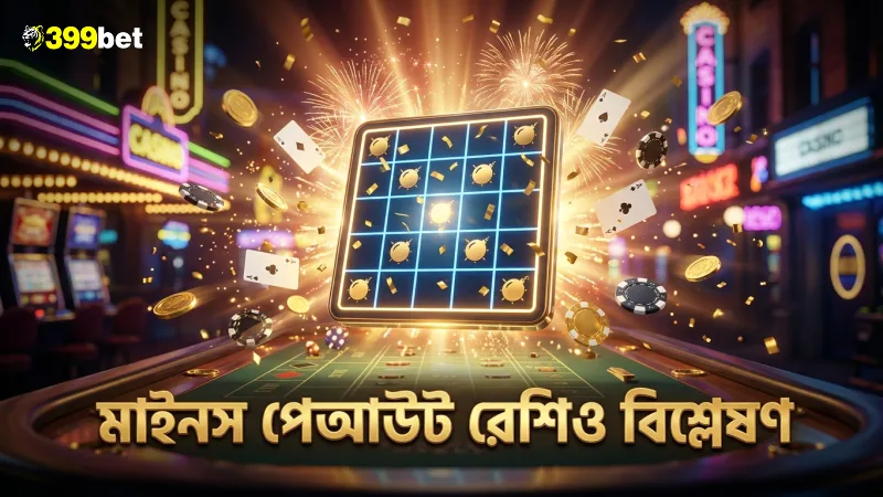 ৩টি, ৫টি ও ১০টি মাইন সেট করলে পেআউট রেশিও বিশ্লেষণ করুন