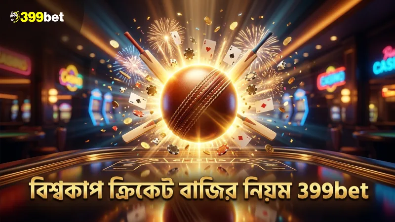 বিশ্বকাপ ক্রিকেট বাজির নিয়ম ও মার্কেটের বিস্তারিত বর্ণনা 399bet এ